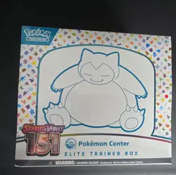 151 Pokemon Center Elite Trainer Box Factory Sealed Exclusive PC ETB small rip - Image 1