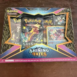 Sealed Pokemon TCG: Shining Fates Mad Party Pin Collection Box Galarian Mr. Rime - Image 1