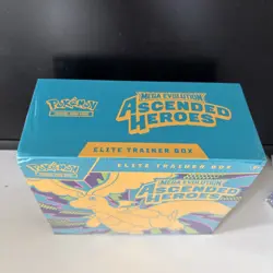 MEGA EVOLUTION ASCENDED HEROES ETB Elite Trainer Box New Sealed Pokemon (damage) - Image 5