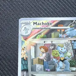 Pokemon Machoke Illustration Rare Holo SV 151 English 2023 177/165 - Image 2
