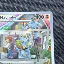 Pokemon Machoke Illustration Rare Holo SV 151 English 2023 177/165 - Image 3