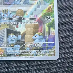 Pokemon Machoke Illustration Rare Holo SV 151 English 2023 177/165 - Image 4