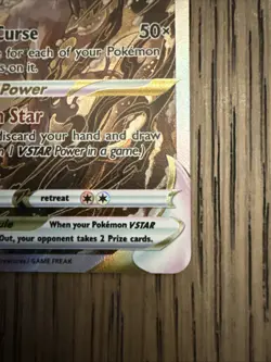 2023 Pokemon SWSH Crown Zenith Hisuian Zoroark VSTAR Galarian Gallery #GG56/GG70 - Image 4