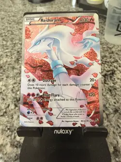 Pokemon TCG Reshiram RC22/RC25 Full Art Rare Legendary Treasures - Image 1
