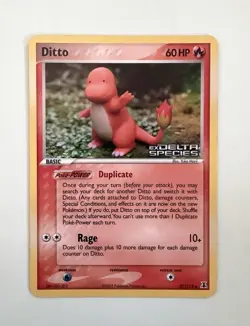 Pokemon Ditto (Charmander) 37/113 Delta Species Reverse Holo 2005 - Image 1