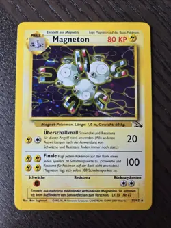 GERMAN Magneton 11/62 - Fossil Holo Rare (LP) - Pokemon TCG - Image 1