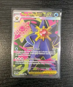 Pokemon TCG Perfect Order Mega Starmie ex 102/88 Ultra Rare - NM - Image 1
