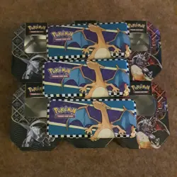 Pokemon TCG Accessories_9 *EMPTY* Tins (3 Pencil Cases & 6 Paldean Fates) - Image 1