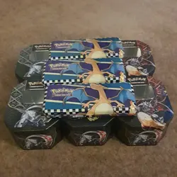Pokemon TCG Accessories_9 *EMPTY* Tins (3 Pencil Cases & 6 Paldean Fates) - Image 2