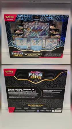 Paldean Fates Premium Collection Meowscarada - Skeledirge - Quaquaval Pokemon - Image 4