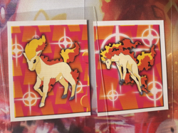 Ponyta + Rapidash #183, 184 1999 Merlin Pokemon Set of 2 Stickers LP-NM - Image 1