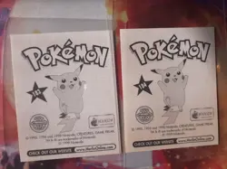 Ponyta + Rapidash #183, 184 1999 Merlin Pokemon Set of 2 Stickers LP-NM - Image 2