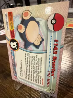 Topps Pokemon Snorlax 2000 TV Animation Edition Series 3 143 Blue Label Non Holo - Image 5