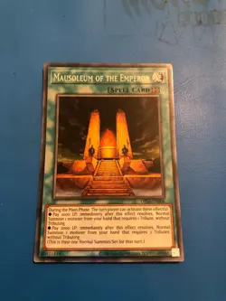 YUGIOH Super Rare Mausoleum Of The Emperor OP16-EN006 - Image 1