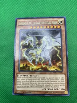 Thunder King, The Lightningstrike Kaiju SHVI-EN087 1st Edition Rare NM Yugioh - Image 1