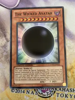 The Wicked Avatar CT07-EN023 - Limited Edition Super Rare NM Yugioh - Image 1