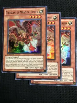 The Agent of Miracles - Jupiter (3x) SDLS-EN003 - Super Rare - 1st Ed NM Yugioh - Image 1