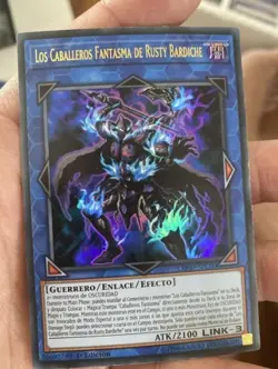 The Phantom Knights of Rusty Bardiche (SPANISH) LEHD-ENC00 Ultra 1stNM Yugioh - Image 1