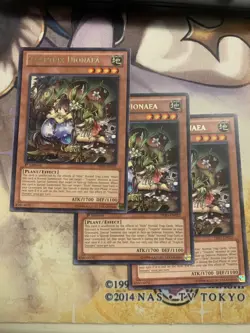 Traptrix Dionaea (3x) PRIO-EN025 - Rare 1st Edition NM Yugioh - Image 1