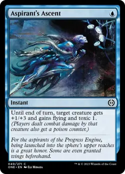 NM Foil Aspirant's Ascent, MTG, Phyrexia: One, Magic the Gathering, 40 - Image 1