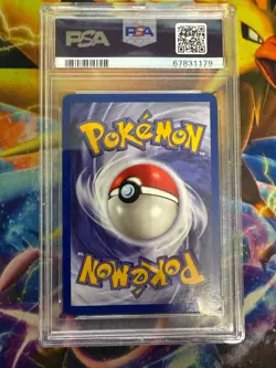 POKEMON 2000 1ST EDITION TEAM ROCKET DARK ALAKAZAM #18 NON HOLO PSA MINT 9 - Image 2