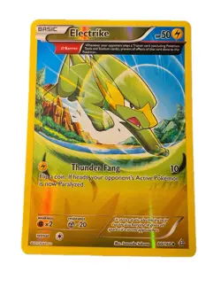 Pokemon Electrike 60/160 Reverse Holo Primal Clash LP+ NM- - Image 1