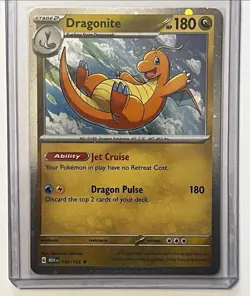 Dragonite 149/165 Cosmos Holo 151 Sam's Club Exclusive Promo Pokemon - Image 1