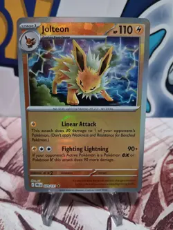 Pokemon Prismatic Evolutions Jolteon Master Ball 029/131 NM - Image 1