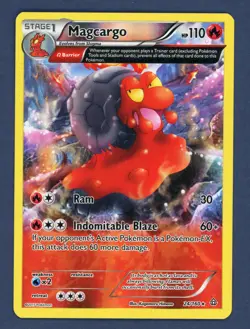 Magcargo 24/160 Rare Primal Clash Pokemon Reverse Holo Lightly Played - Image 1