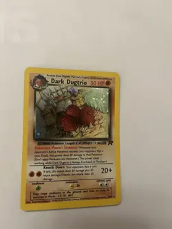 Pokemon Rocket Dark Dugtrio Holo Rare #6/82 - WOTC Set NM - Image 2