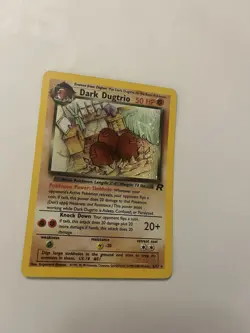 Pokemon Rocket Dark Dugtrio Holo Rare #6/82 - WOTC Set NM - Image 3