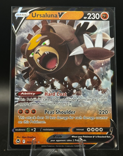 Ursaluna V 102/195 Swsh12: Sword & Shield - Silver Tempest Holo Pokemon TCG - Image 1