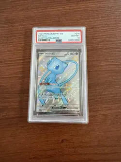 Mew Ex #216 Pokemon Paldean Fates - PSA 10 - Image 1