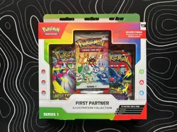 Pokemon First Partner Illustration Collection Series 1 Sealed Box - Image 1