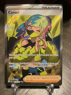 Canari 257/217 Full Art Trainer Ultra Rare Holo Ascended Heroes Pokemon TCG ASC - Image 1