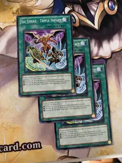 Six Strike - Triple Impact (3x) STOR-EN049 - Common - 1st Edition NM Yugioh - Image 1
