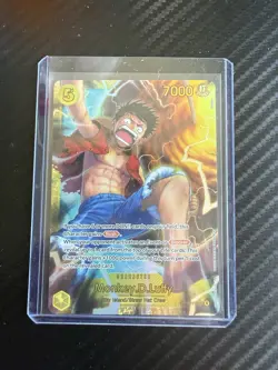 ONE PIECE CARD GAME MONKEY.D.LUFFY OP15-119 SEC ADVENTURE ON KAMI'S ISLAND - Image 1