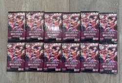 (Lot Of 12) One Piece TCG OP-11 A Fist Of Divine Speed Booster Packs. Sealed - Image 1