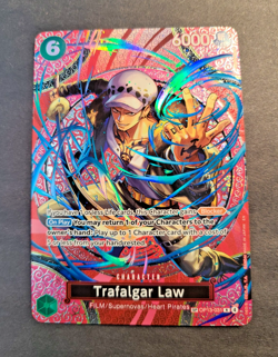 Trafalgar Law SP OP13-031 EN Adventure on KAMI’s Island One Piece Art Foil - Image 1