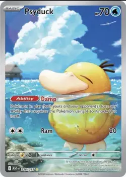 Psyduck 226/217 Illustration Rare Ascended Heroes Pokemon Card TCG NM - Image 1