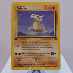Pokemon TCG - Cubone 50/64 Jungle Common 1st Edition WOTC 1999 - PL - Image 2