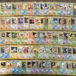 Vintage Pokemon TCG Neo Genesis Non Holos No Duplicates Lot Of 81 Cards - Image 3