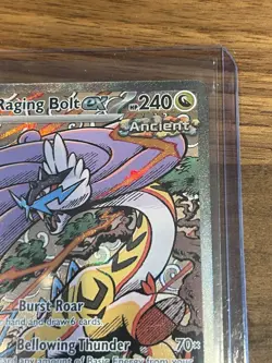 Pokemon TCG Raging Bolt EX Prismatic Card 166/131 Special Illustrating Rare - Image 2