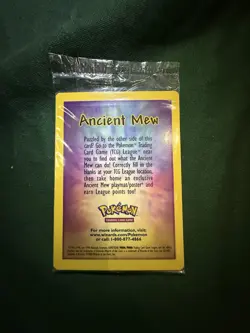 SEALED Ancient Mew promo card- Never Opened, Mint Condition - Image 1