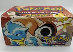Pokemon TCG WOTC 1999 Base Set Card Box EMPTY Vintage RARE Blastoise Art - Image 1