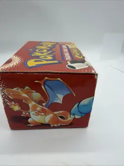 Pokemon TCG WOTC 1999 Base Set Card Box EMPTY Vintage RARE Blastoise Art - Image 3