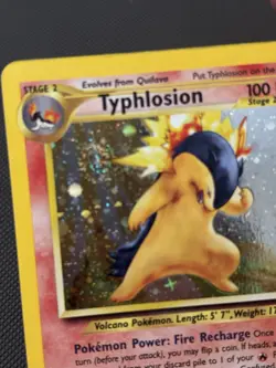Typhlosion - 17/111 - Pokemon Neo Genesis Unlimited Holo Rare Card WOTC - Image 3