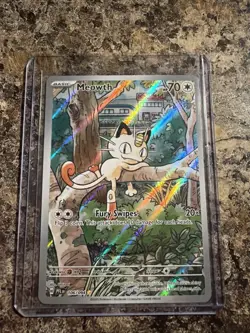 Meowth 106/094 Phantasmal Flames English Pokemon Card TCG - Image 1