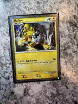 Raikou HGSS19 Heart Gold Soul Silver Promo Pokemon Card Holo - Image 4
