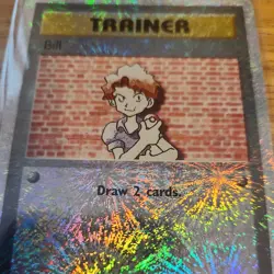 Bill Trainer Pokemon Card Reverse Holo 108/110 - Image 2
